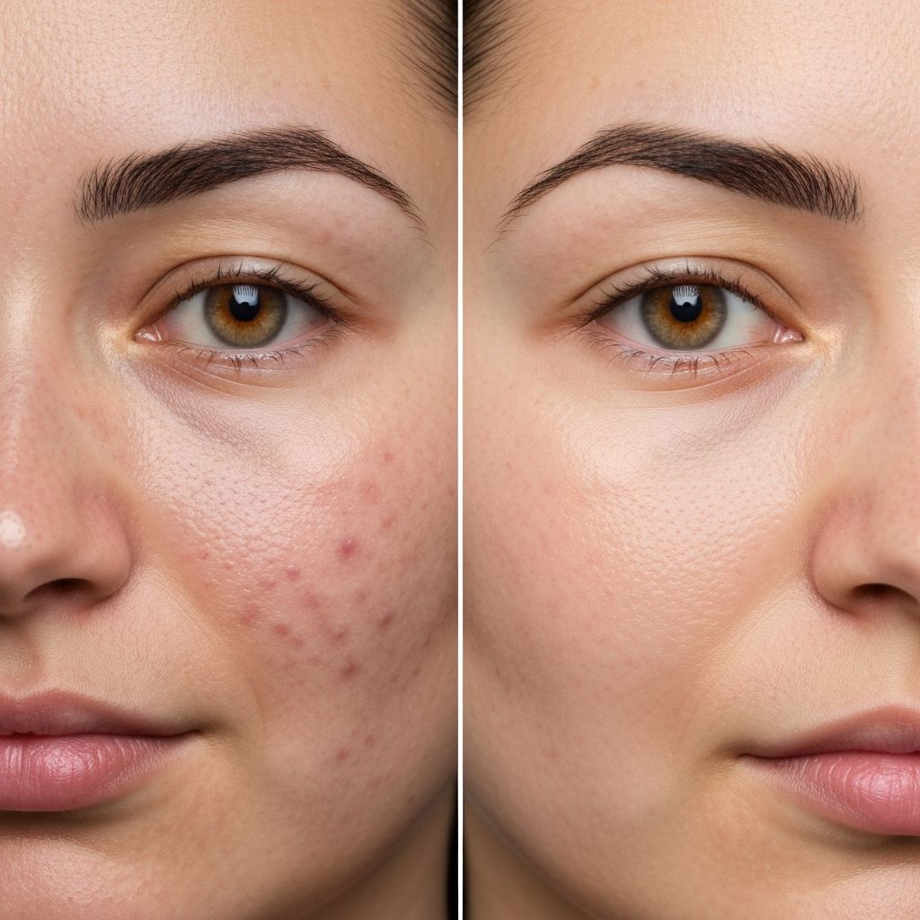 Fractional Laser Treatment Before and After Results for Acne Scars